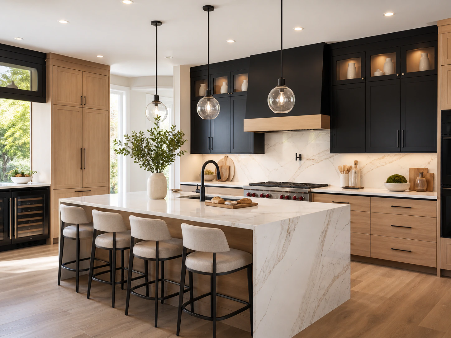 Remodeled kitchen