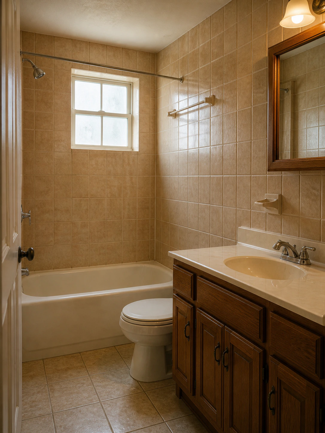 Bathroom before remodeling