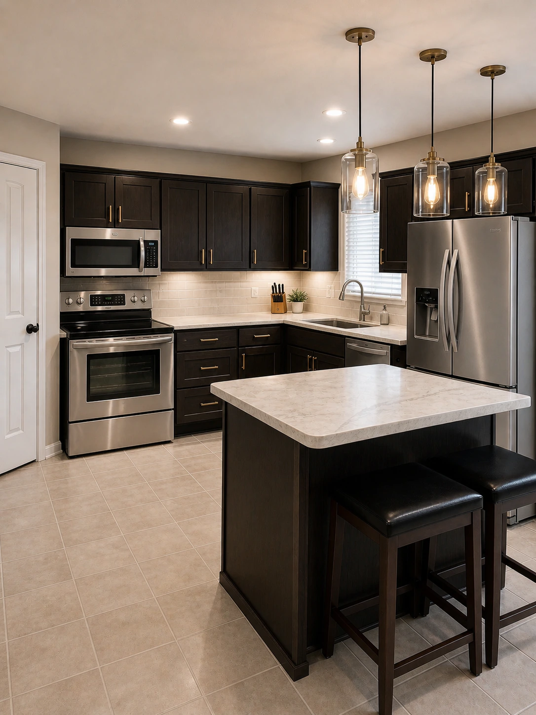 Kitchen after remodeling