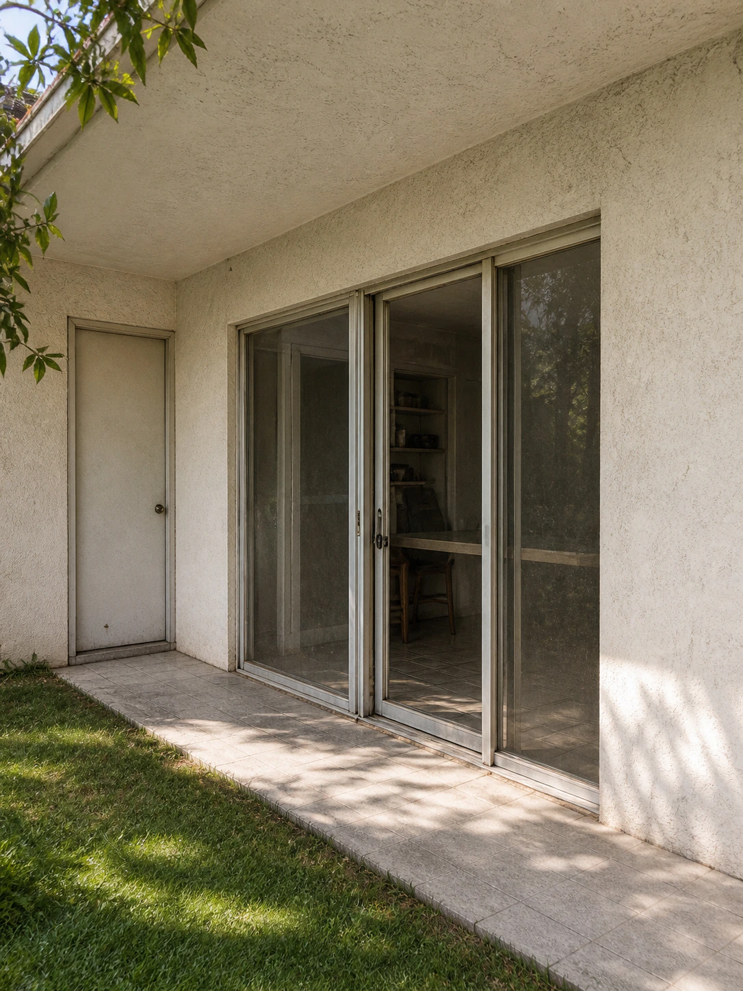 Sliding doors before installation