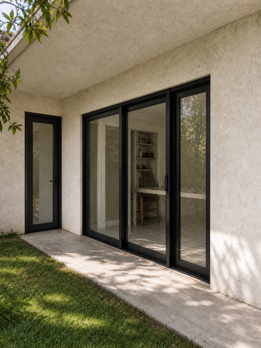 Doors and windows after installation